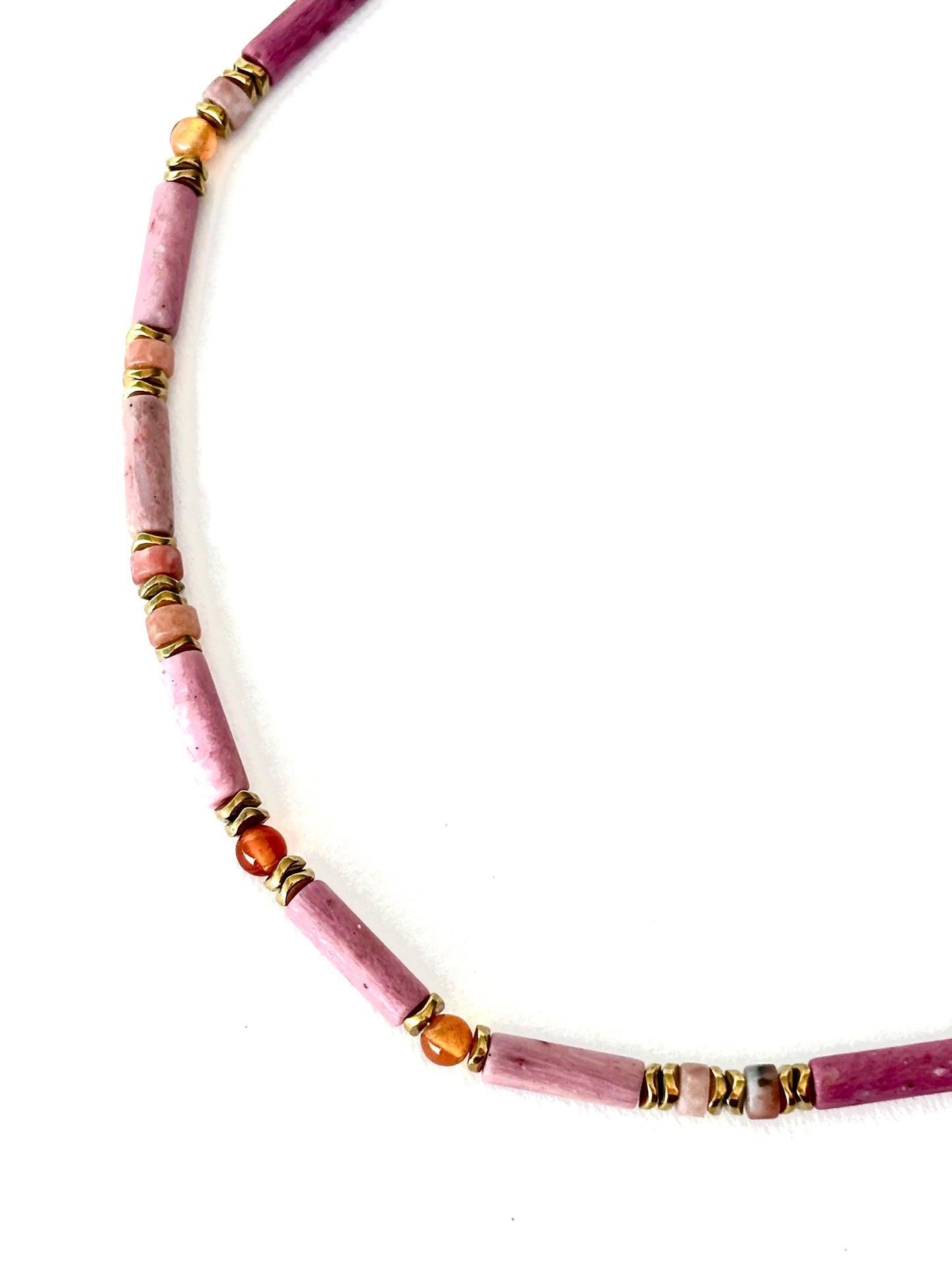 Collier Rosalie rose