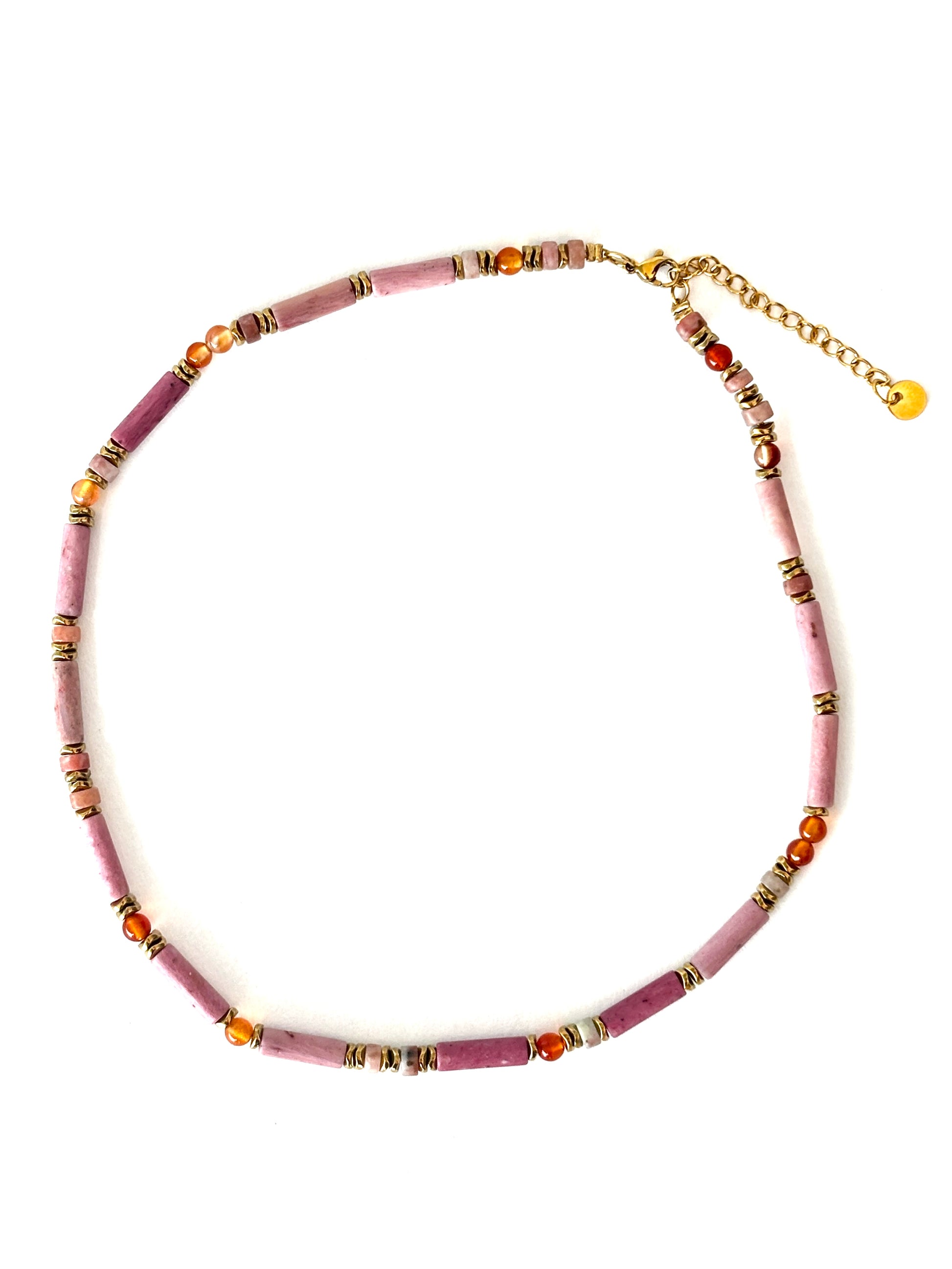 Collier Rosalie rose