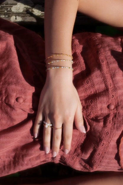 Bracelet Idylle, mix pierres fines 
