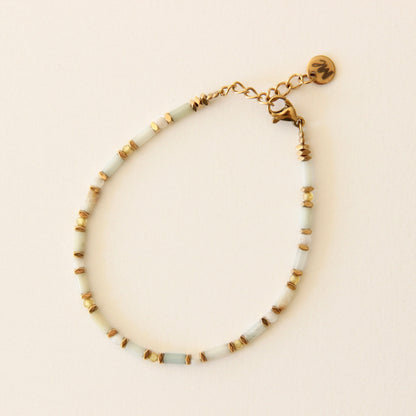 Bracelet Rivage, pierres d'Amazonite