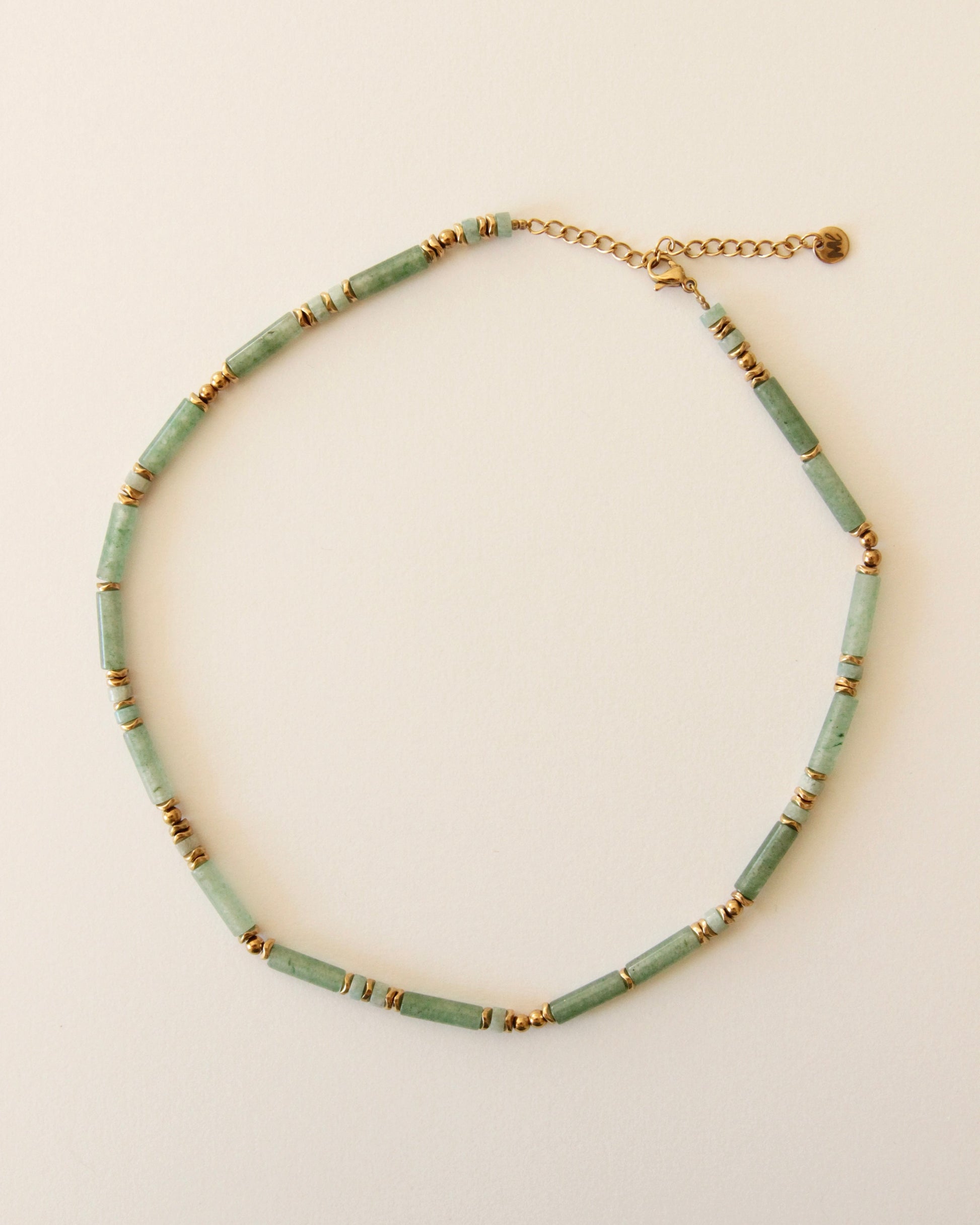 Collier Menthe à l'eau, perles naturelles 