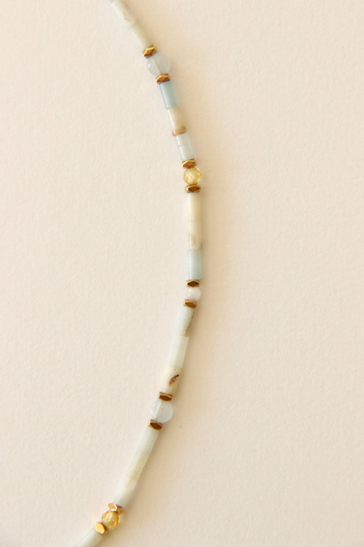 Collier Rivage, pierres d'Amazonite