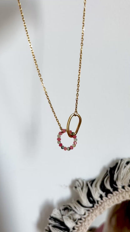Collier double anneau